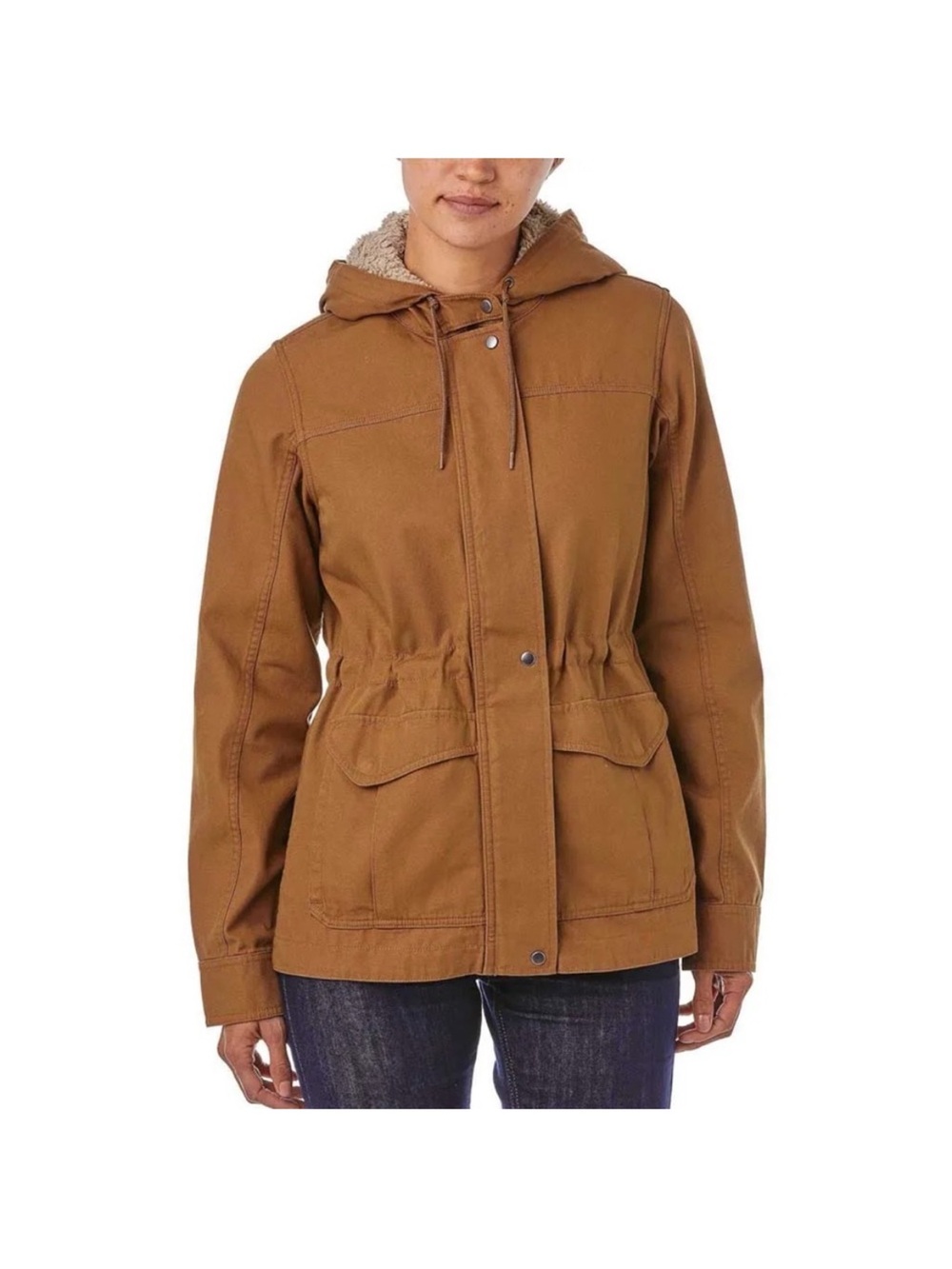 Patagonia Prairie Dawn Organic Cotton Jacket Brown Size M